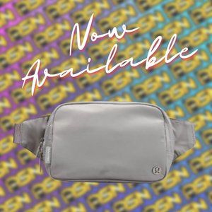 NWT Large 2L lululemon Everywhere Belt Bag - Silver Drop
